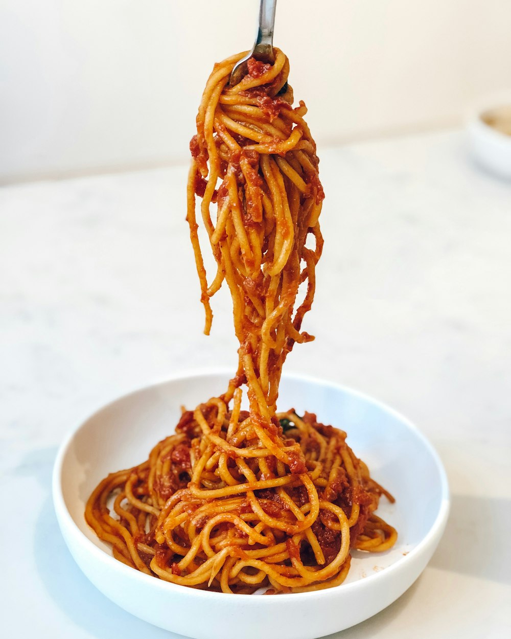 Spaghetti mit Tomatensoße